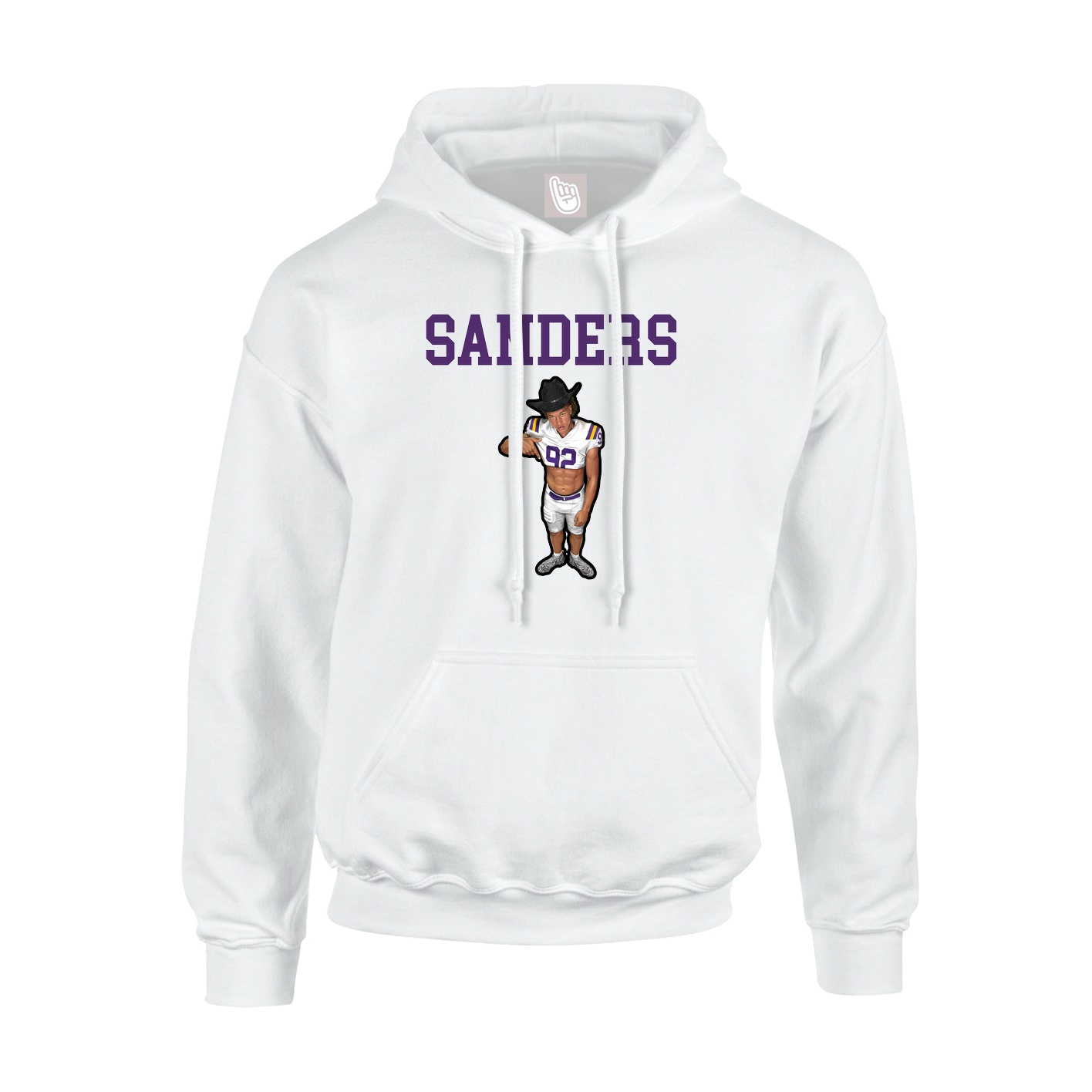 Youth Hoodie — Shirsey in White