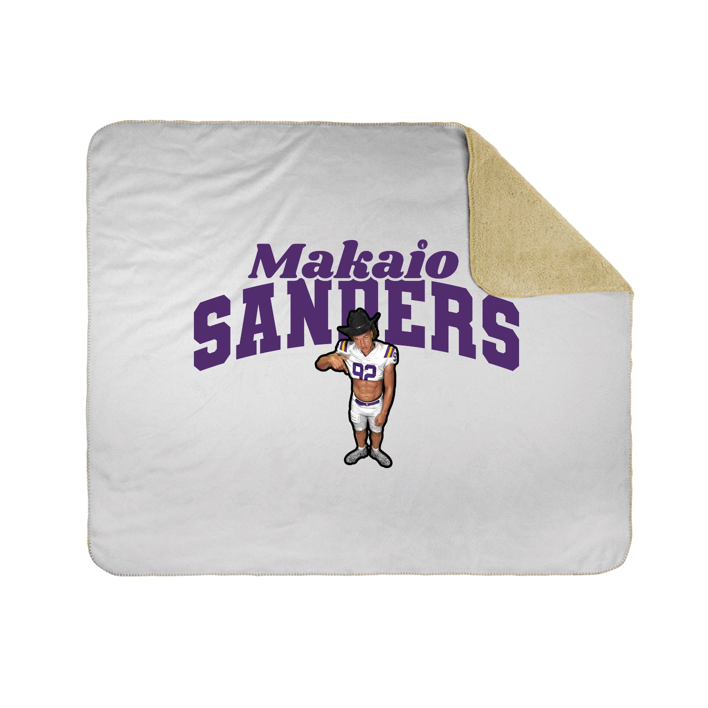 Throw Blanket — Signature Arch in White