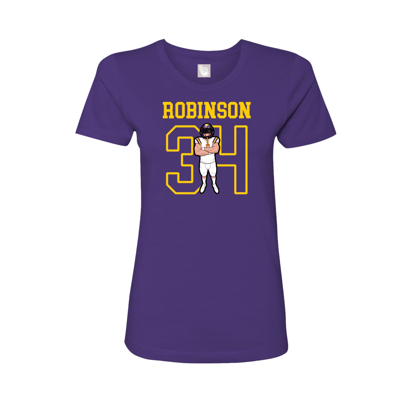 Fitted Women's Tee — Shirsey in Purple