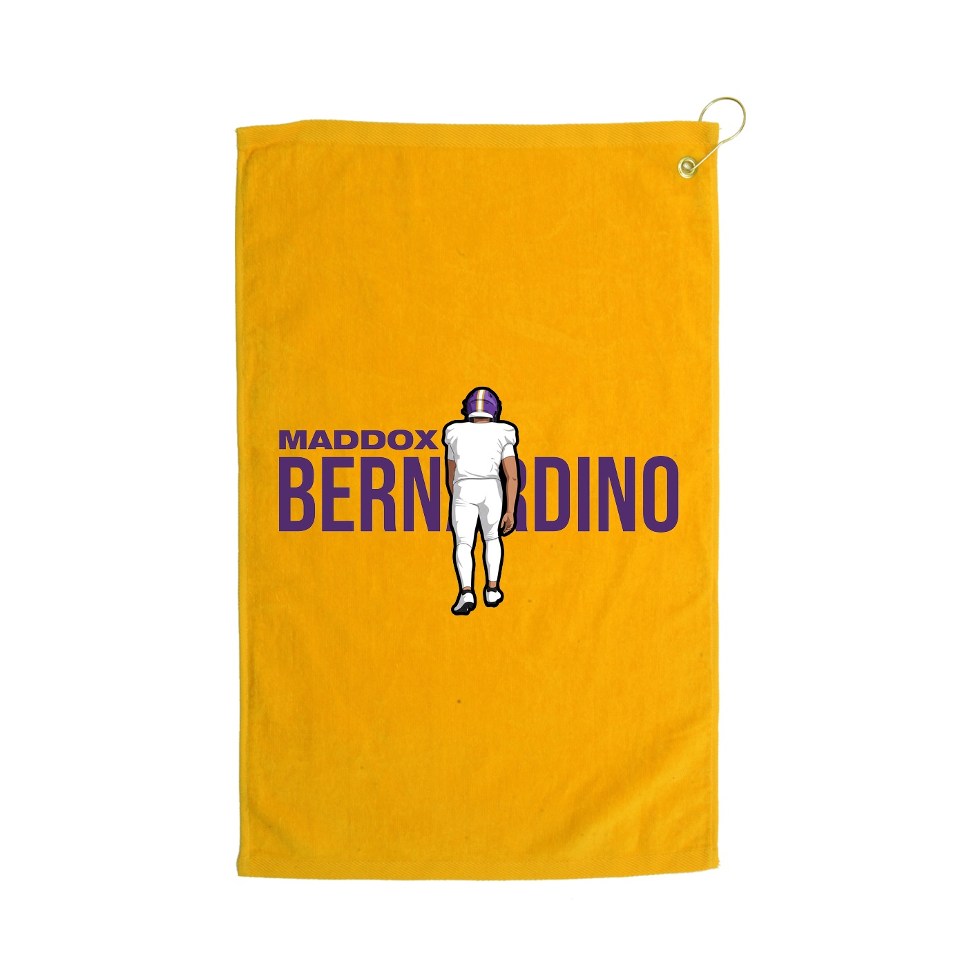 Golf Towel — Player Name in Gold