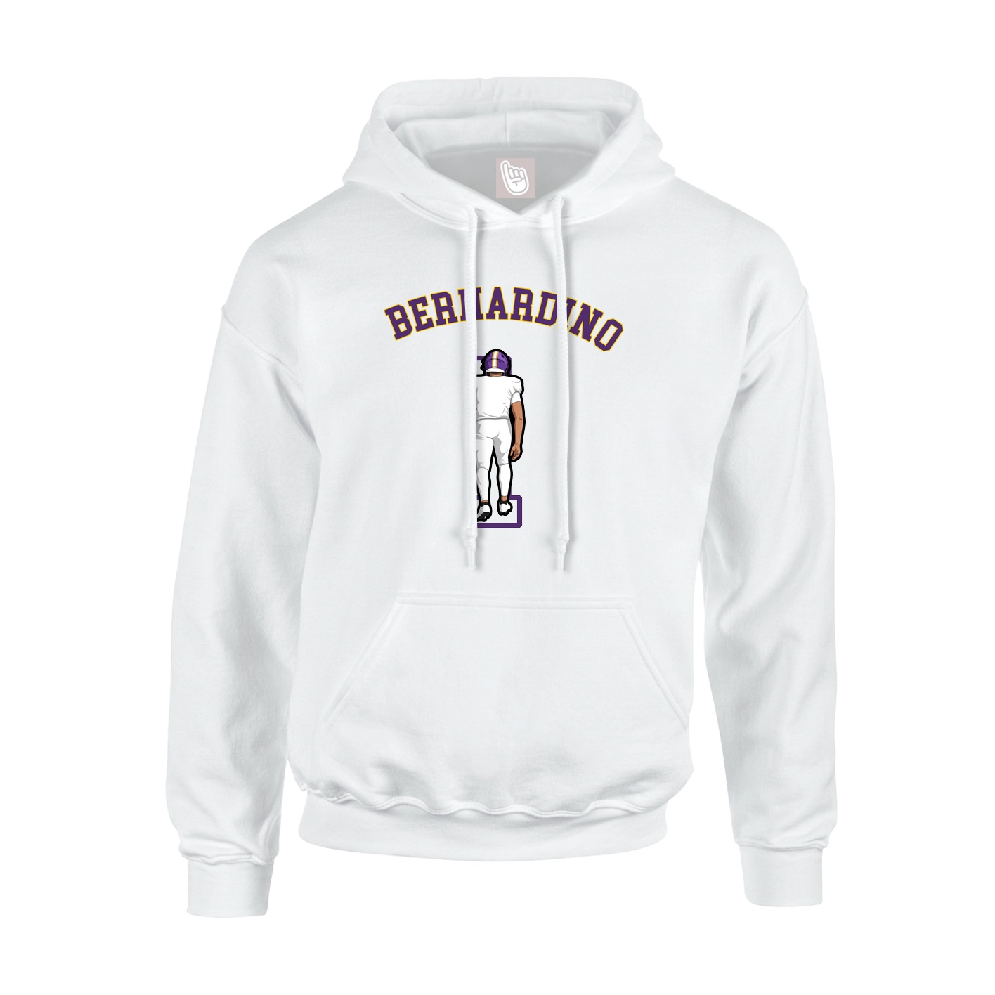 Hoodie — Shirsey Arch in White