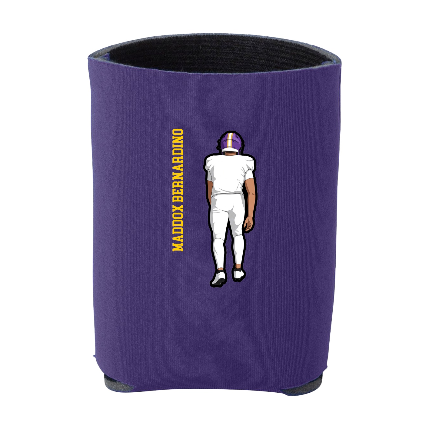 Can Holder — Name Vertical in Purple