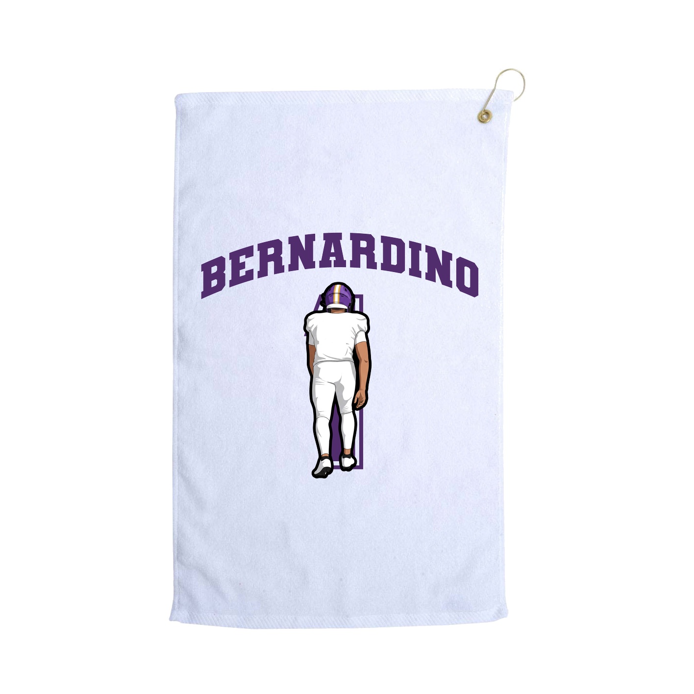 Golf Towel — Number in White