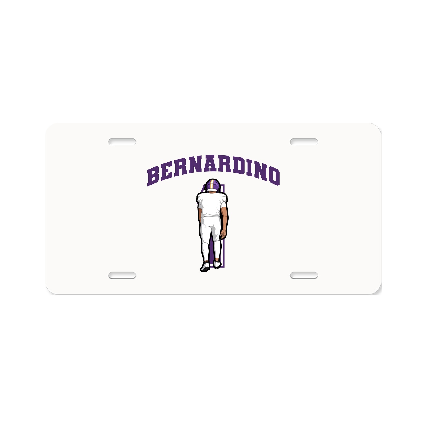 License Plate — Number in Classic