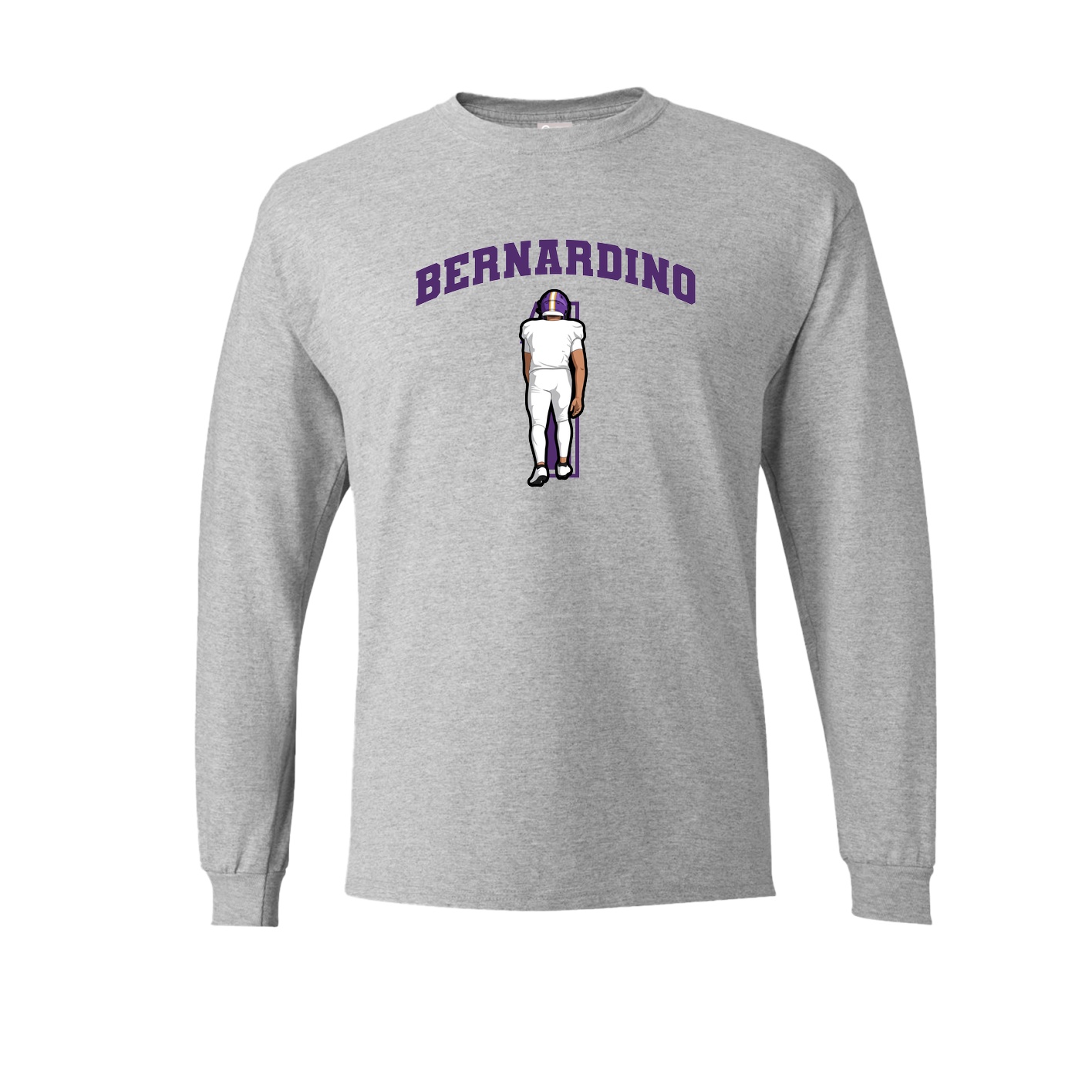 Long Sleeve Tee — Number in Grey