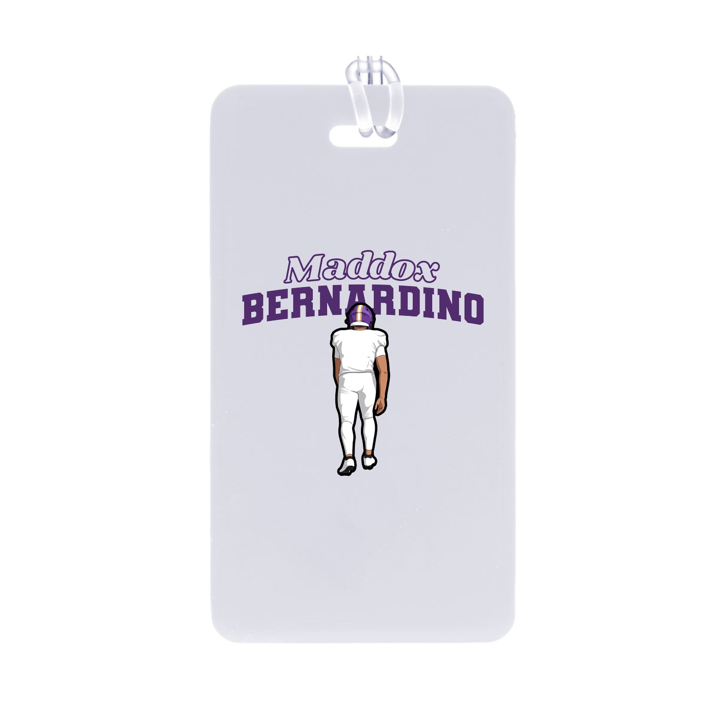 Bag Tag — Name Arch in Classic