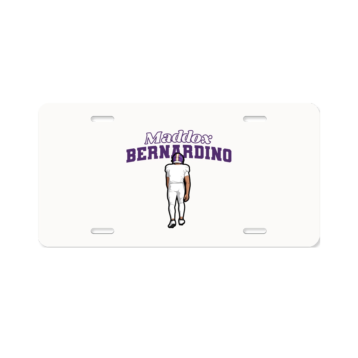 License Plate — Name Arch in Classic