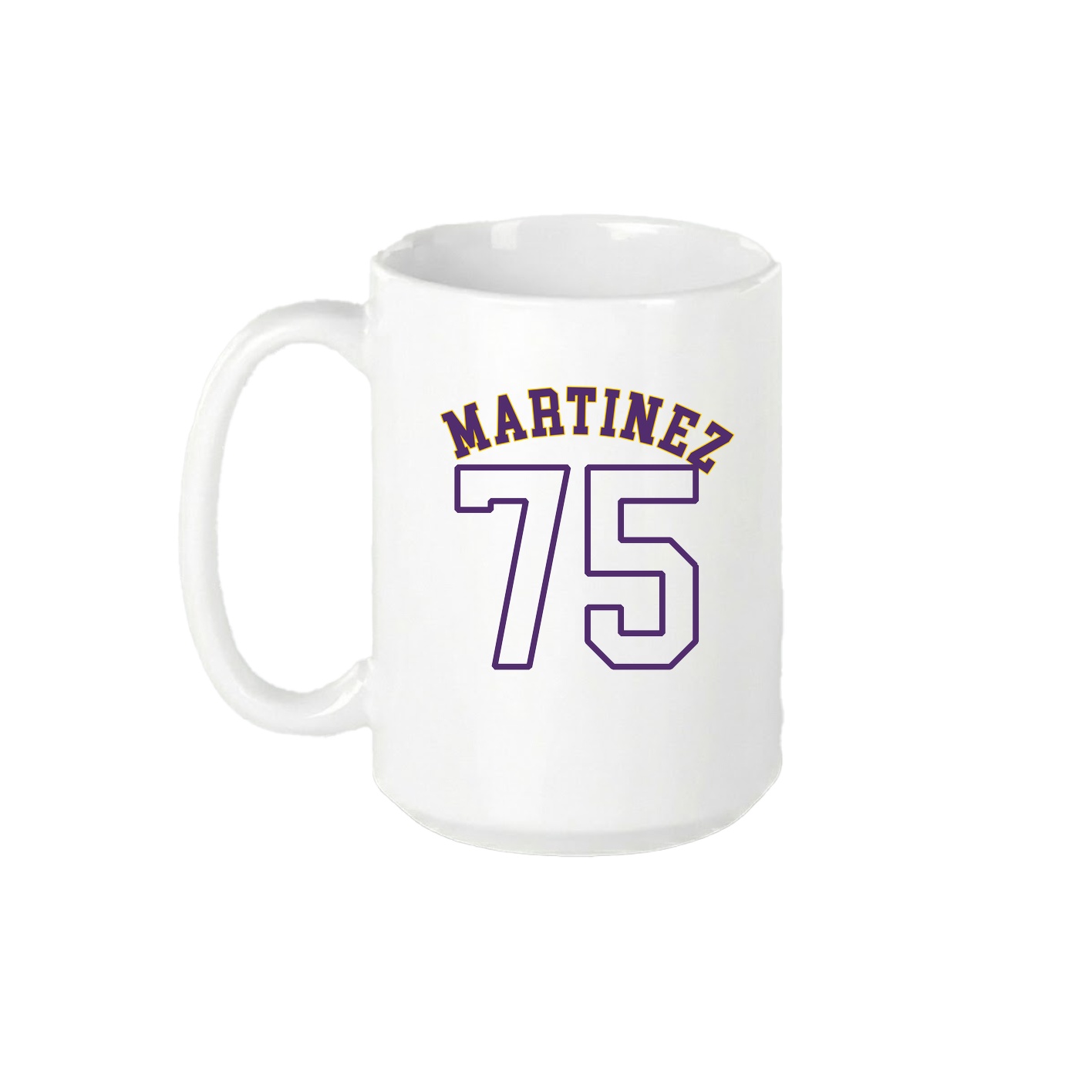 15oz Coffee Mug — Shirsey Arch in White