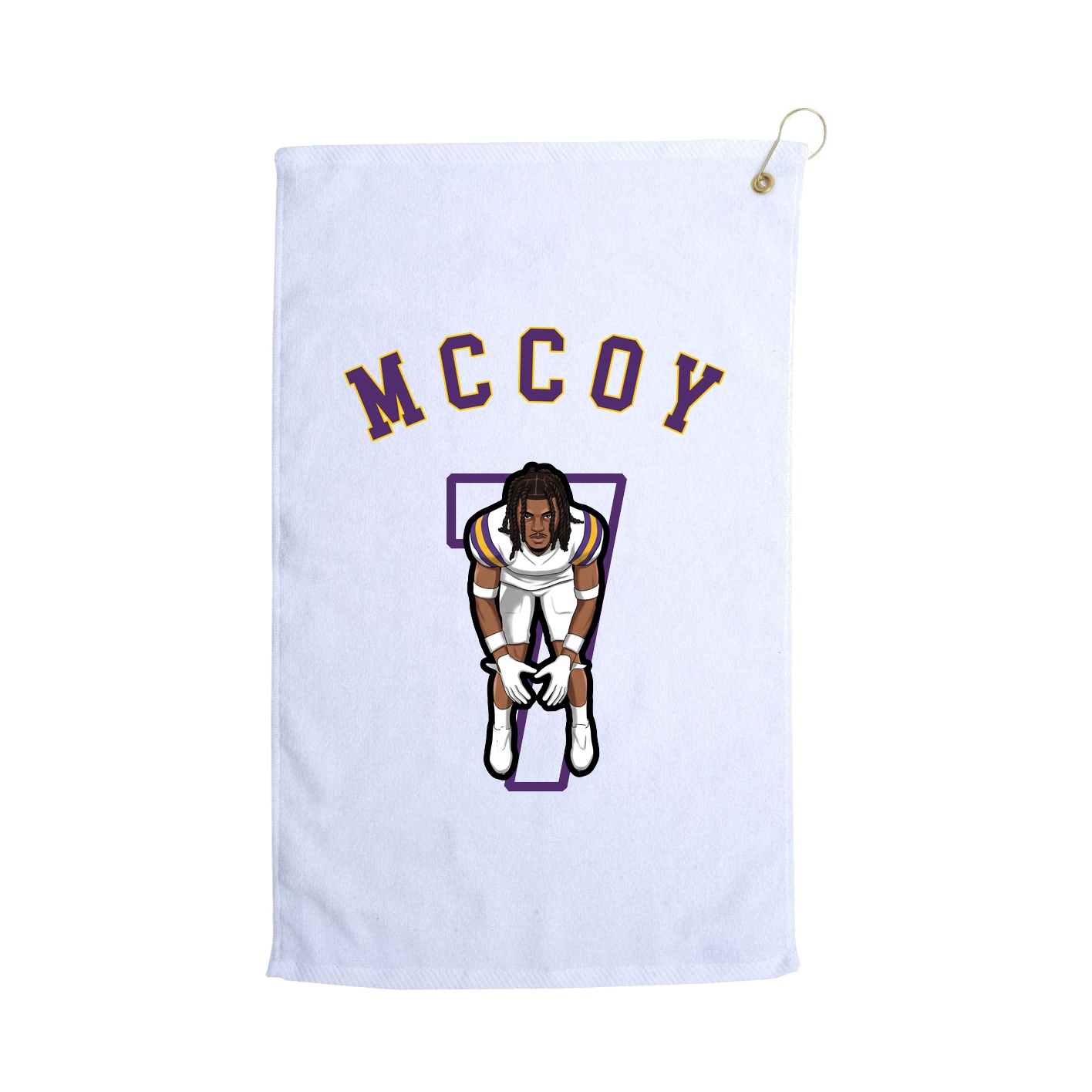 Golf Towel — Shirsey Arch in White
