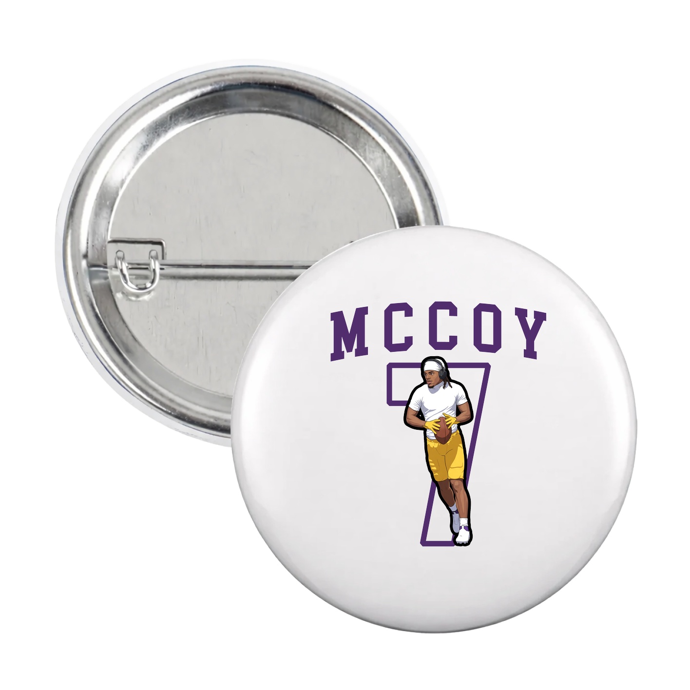 Game Day Button — Shirsey in White