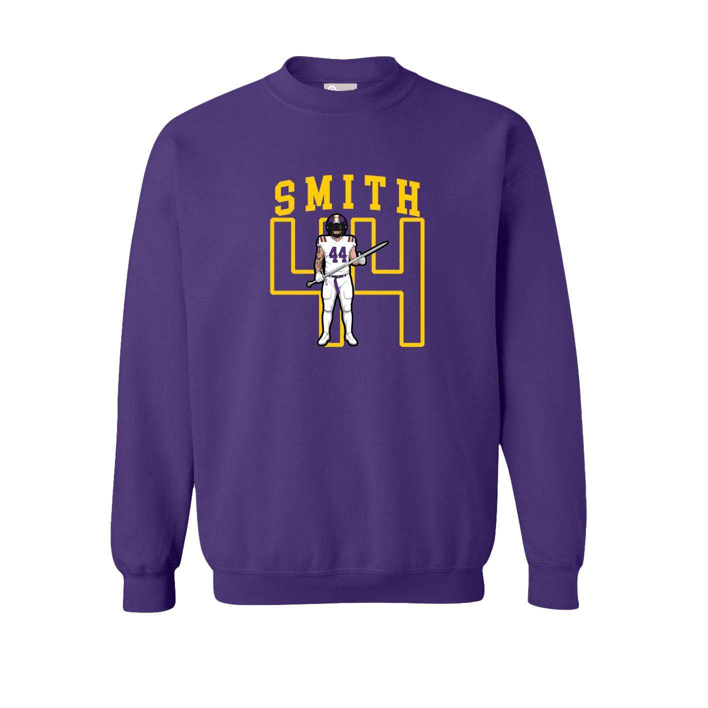 Fleece Crew — Shirsey in Purple