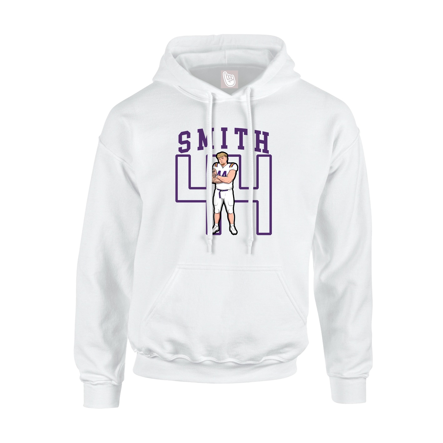 Hoodie — Shirsey in White
