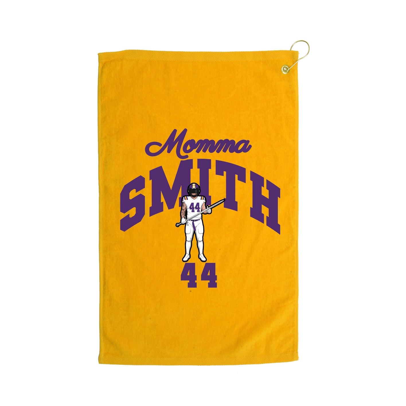 Golf Towel — Mothers Day Arch in Gold