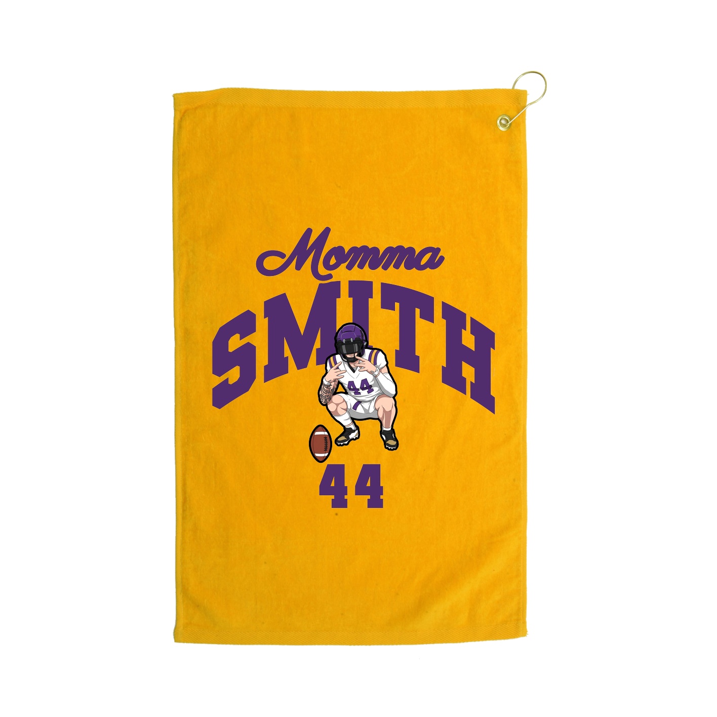 Golf Towel — Mothers Day Arch in Gold