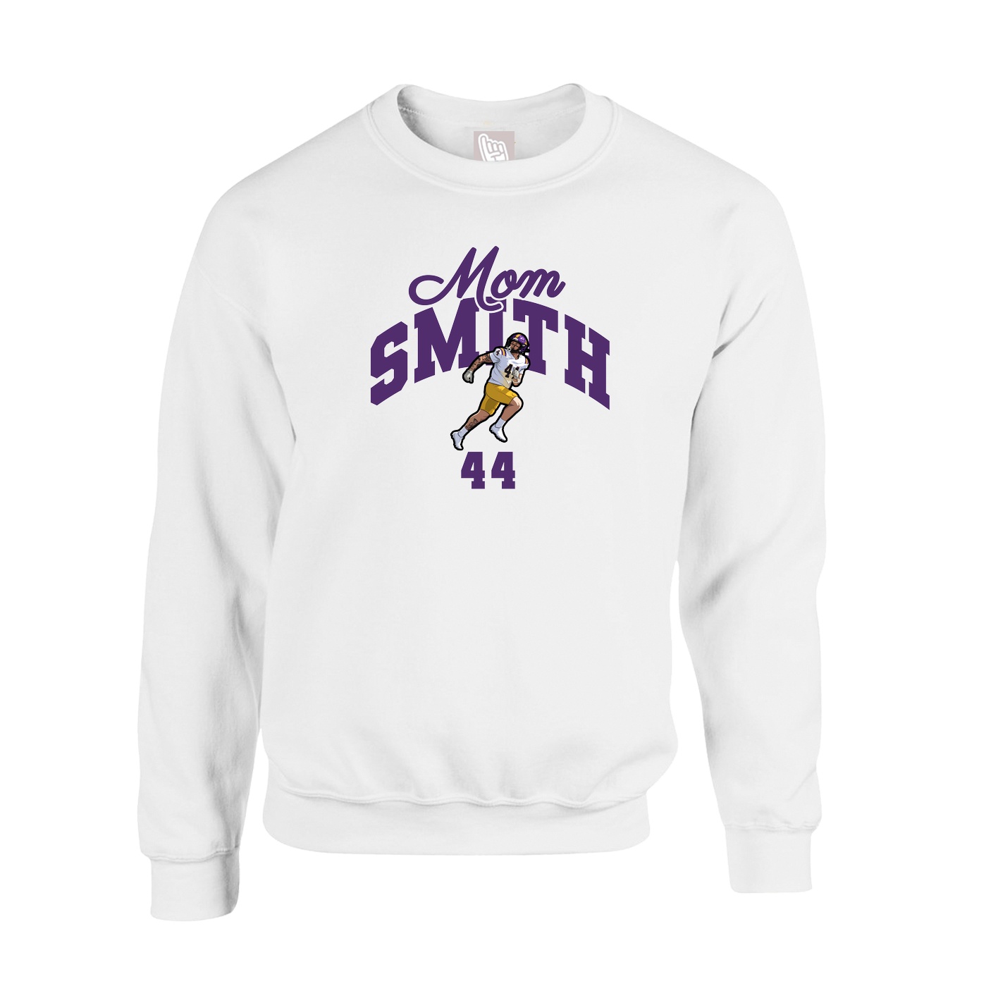 Fleece Crew — Mothers Day Arch in White