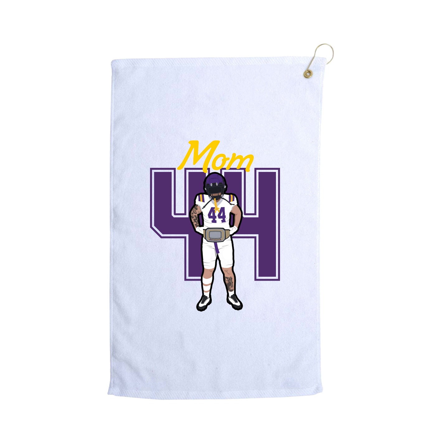 Golf Towel — Mothers Day Shirsey in White