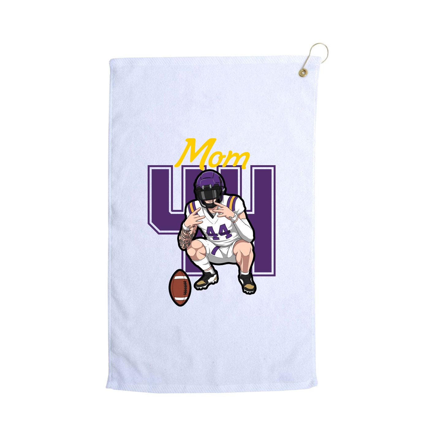 Golf Towel — Mothers Day Shirsey in White