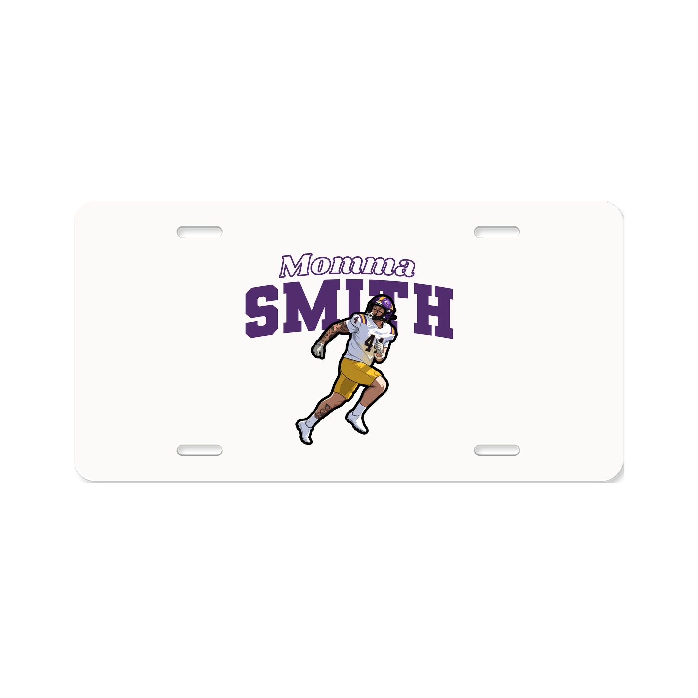 License Plate — Mothers Day Block in Classic