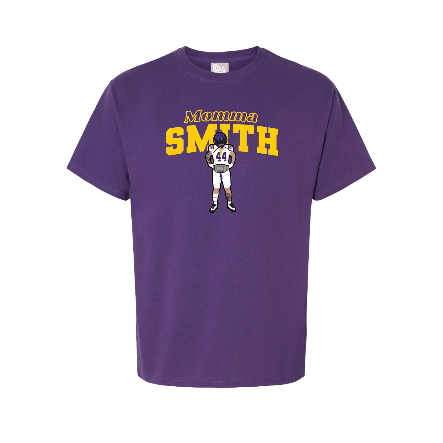 Youth Tee — Mothers Day Block in Purple