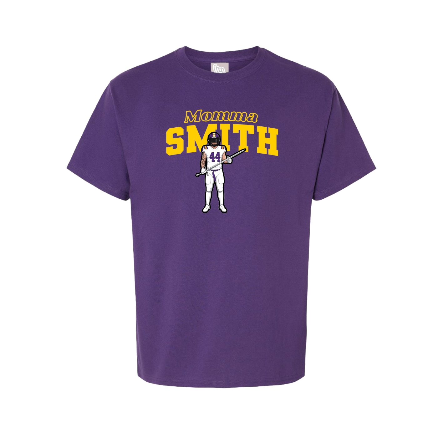 Youth Tee — Mothers Day Block in Purple