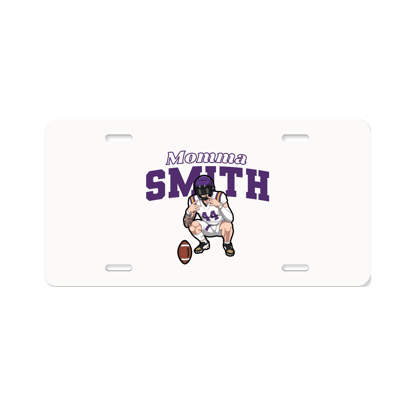 License Plate — Mothers Day Block in Classic