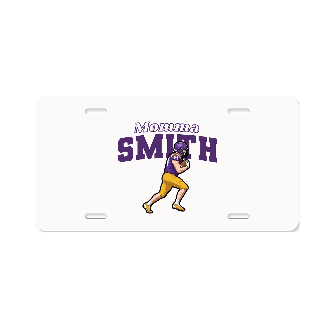 License Plate — Mothers Day Block in Classic