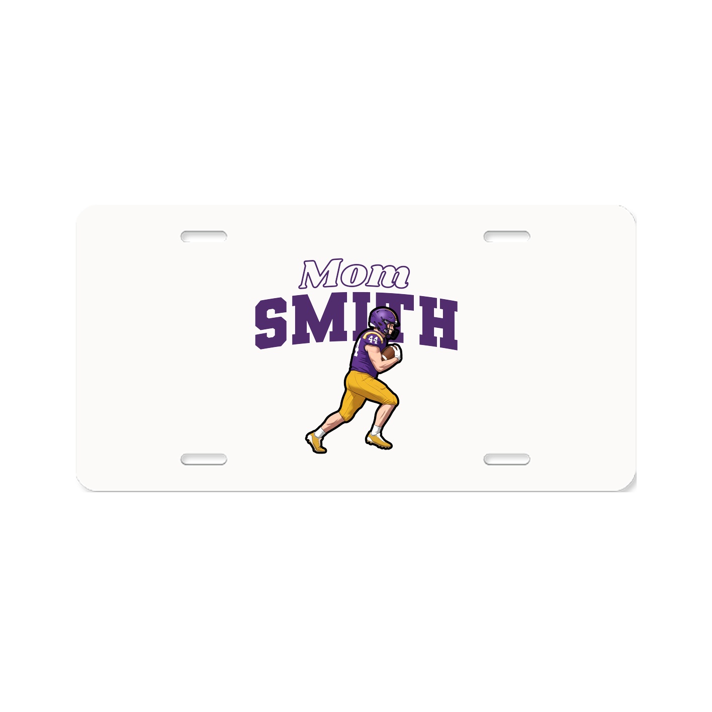 License Plate — Mothers Day Block in Classic
