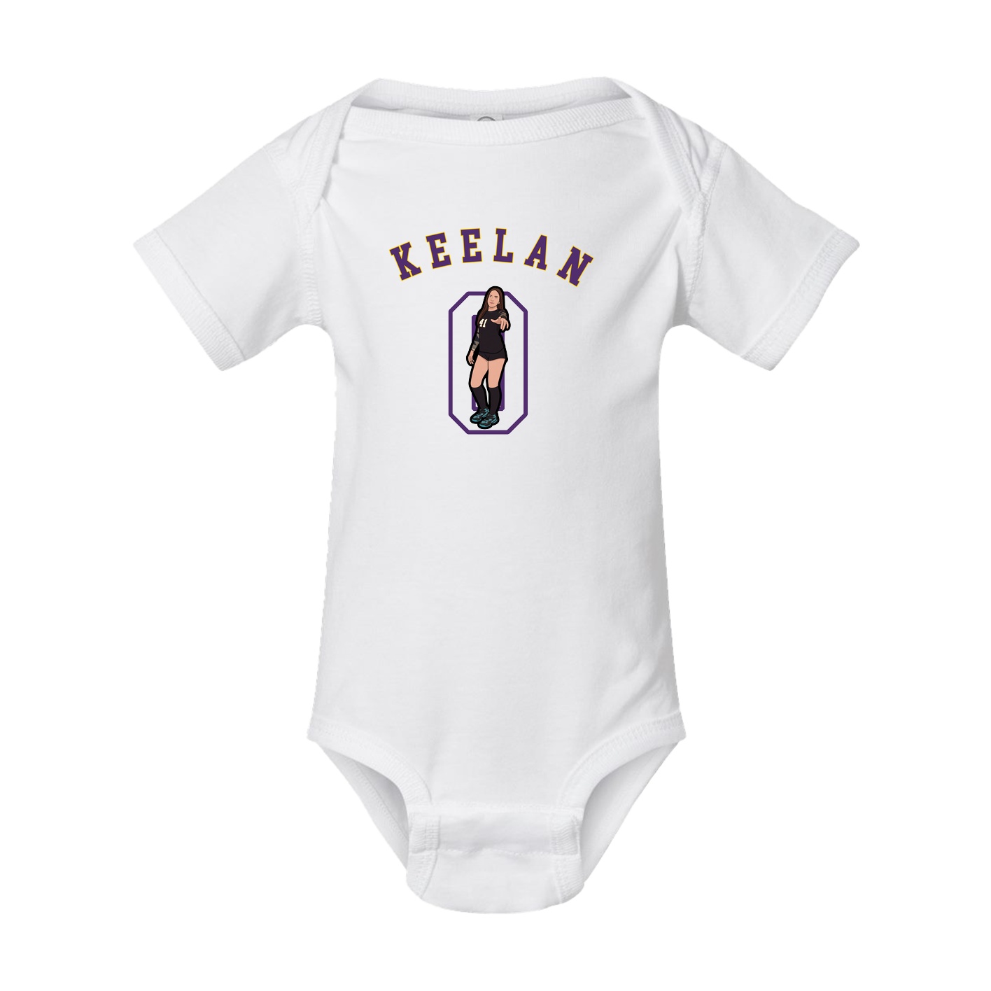 Baby Onesie — Shirsey Arch in White