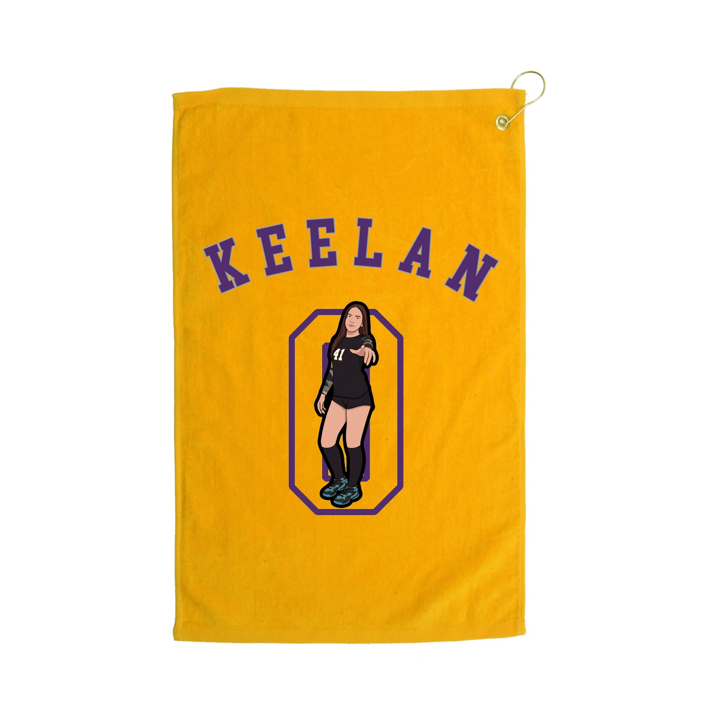 Golf Towel — Shirsey Arch in Gold