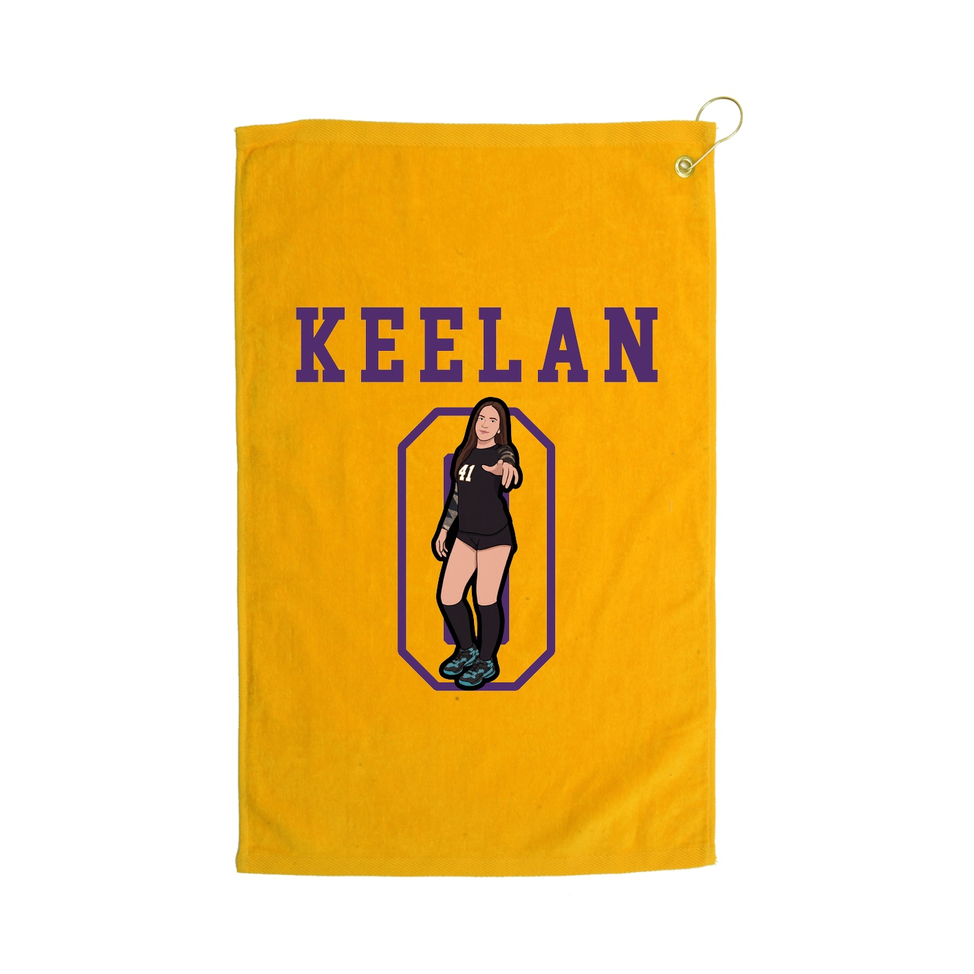 Golf Towel — Shirsey in Gold