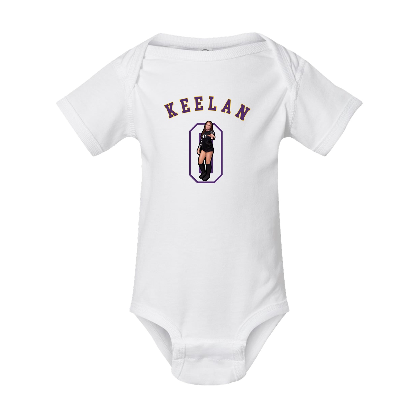 Baby Onesie — Shirsey Arch in White