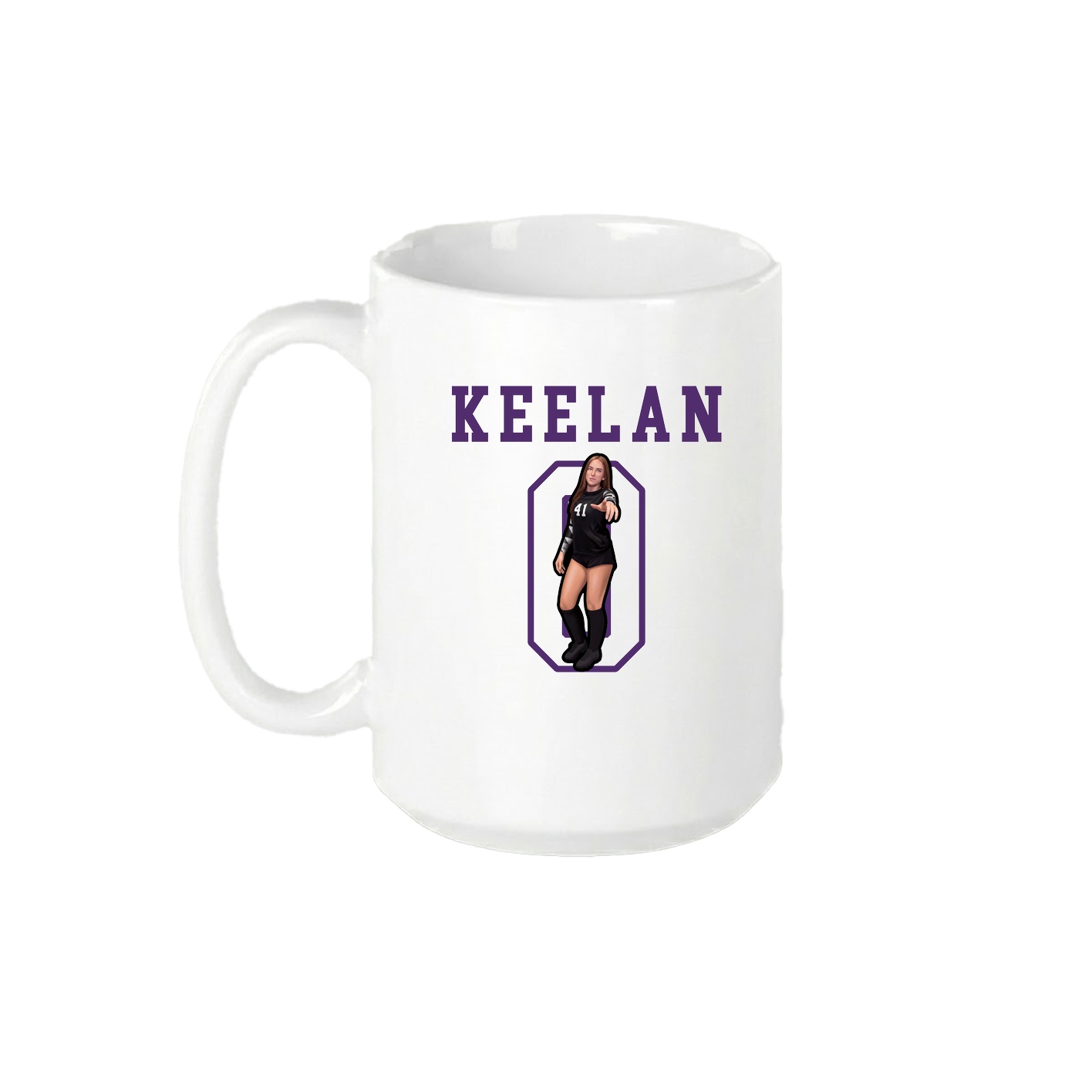 15oz Coffee Mug — Shirsey in White