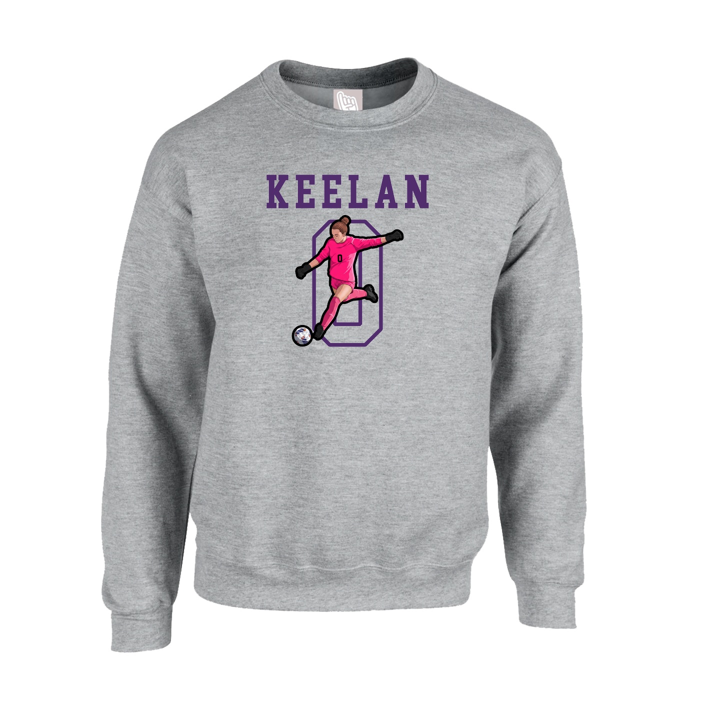 Fleece Crew — Shirsey in Grey