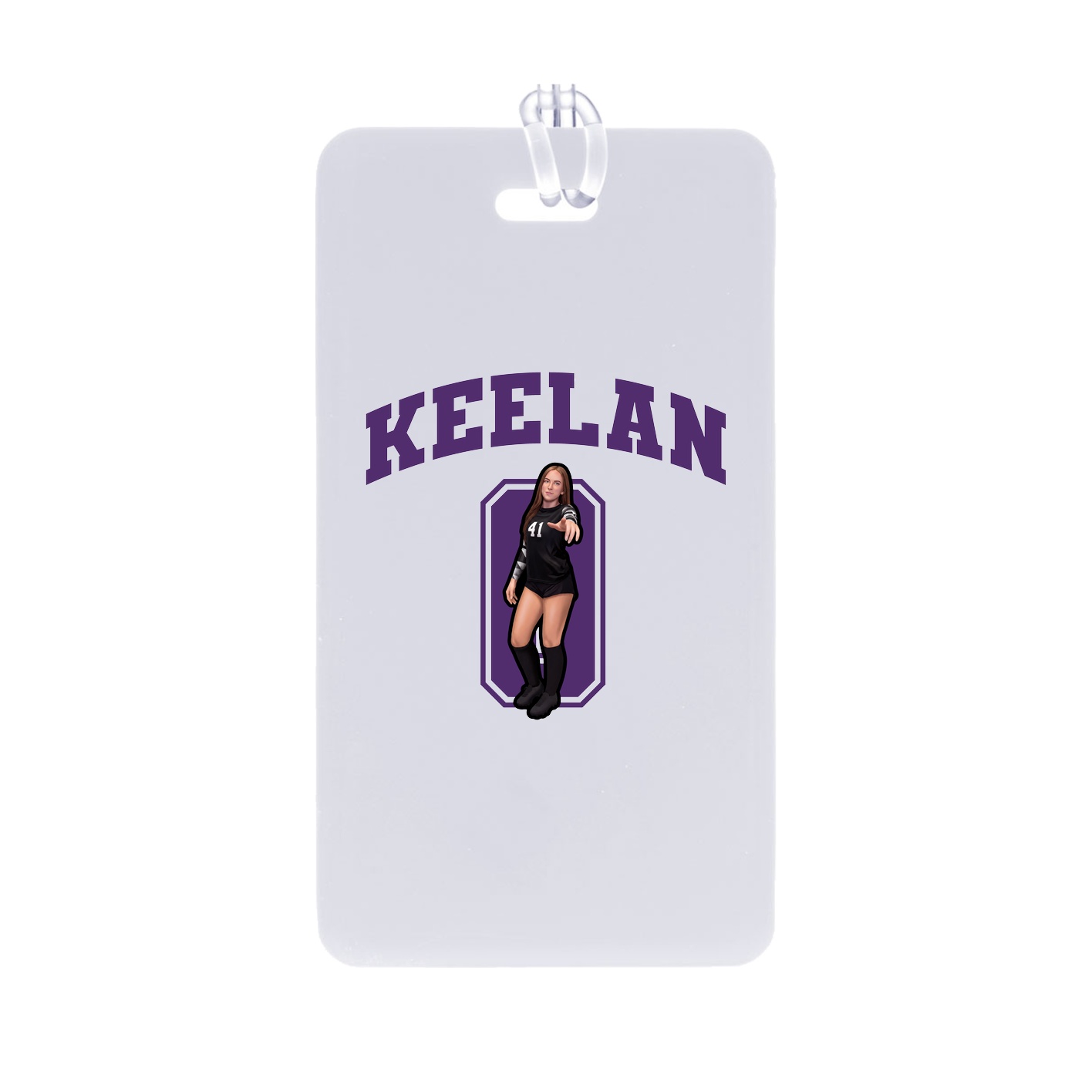 Bag Tag — Number in Classic