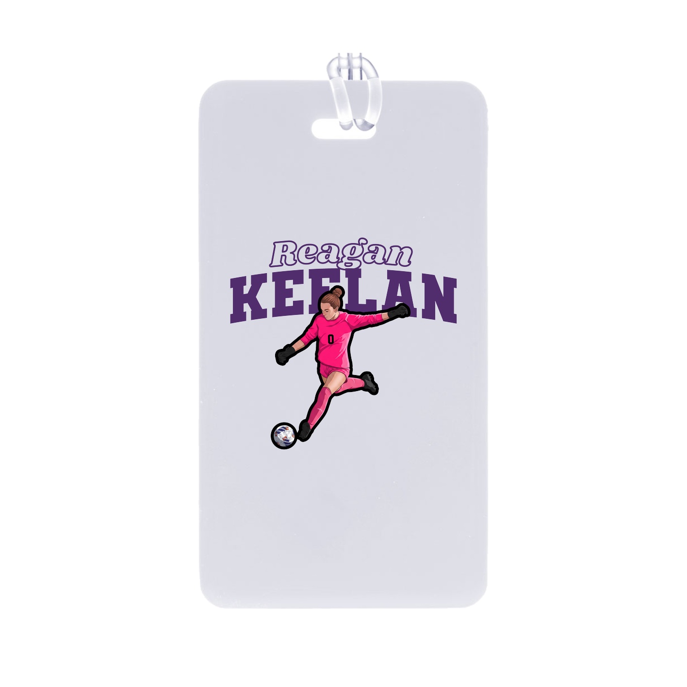 Bag Tag — Name Arch in Classic