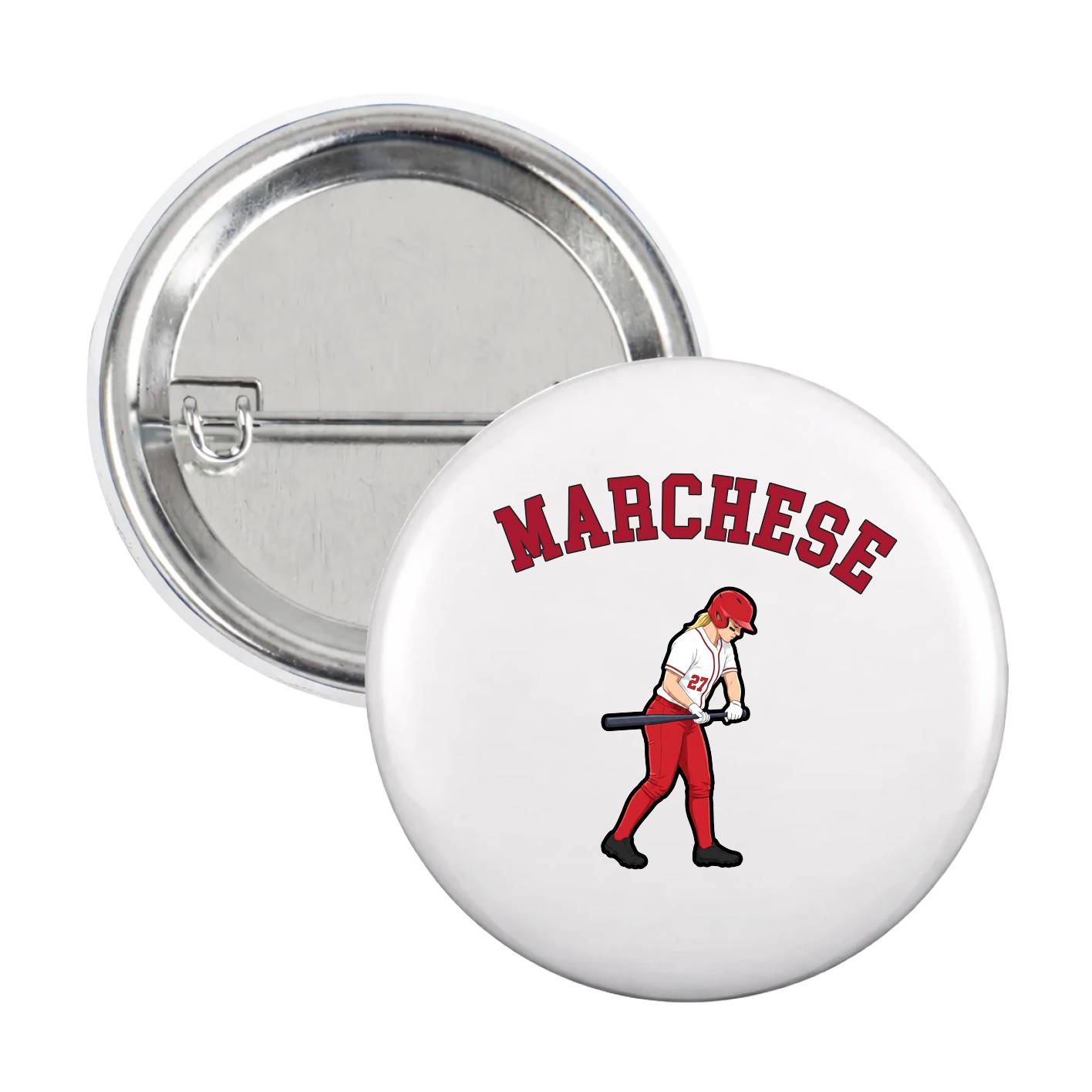 Game Day Button — Shirsey Arch in White