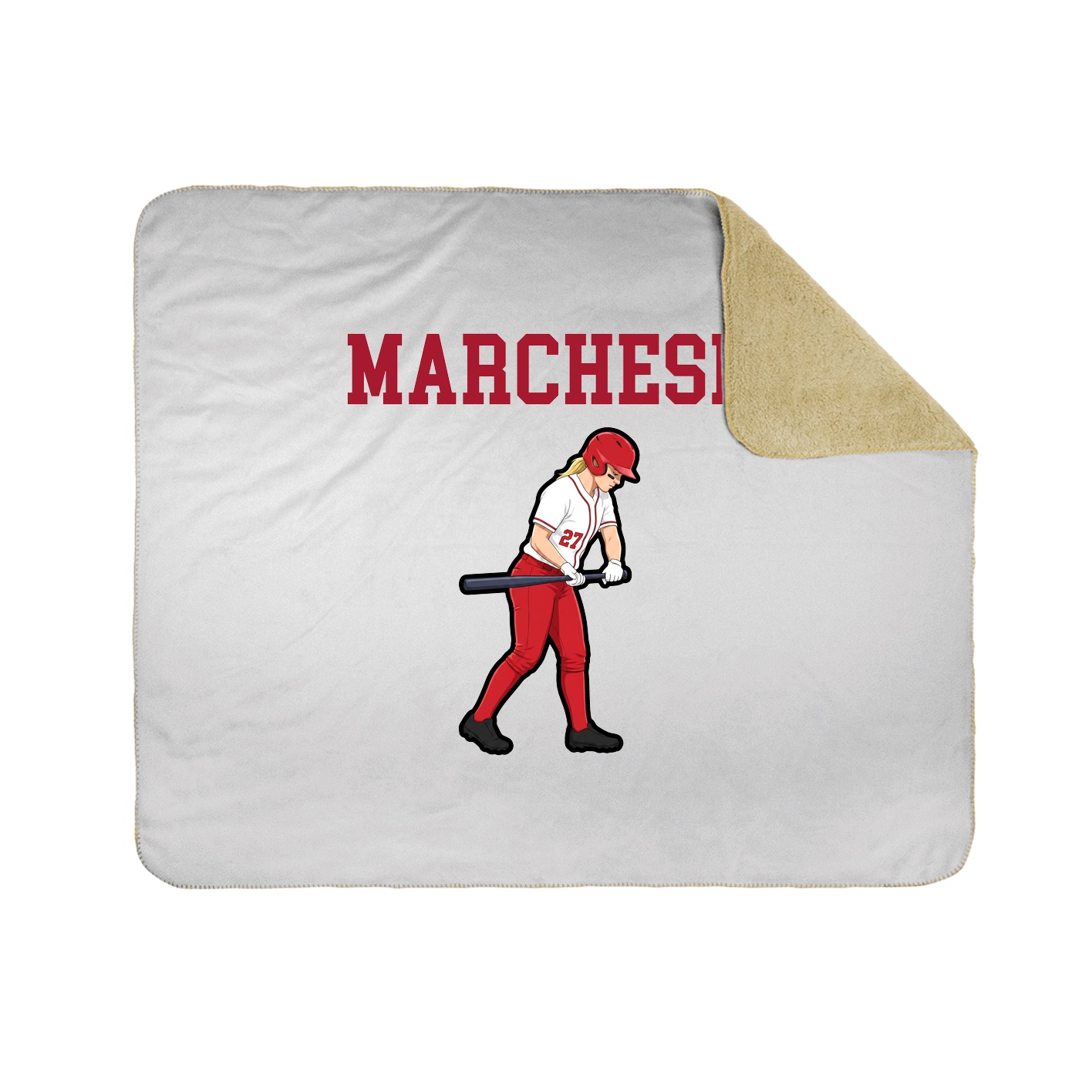 Throw Blanket — Shirsey in White