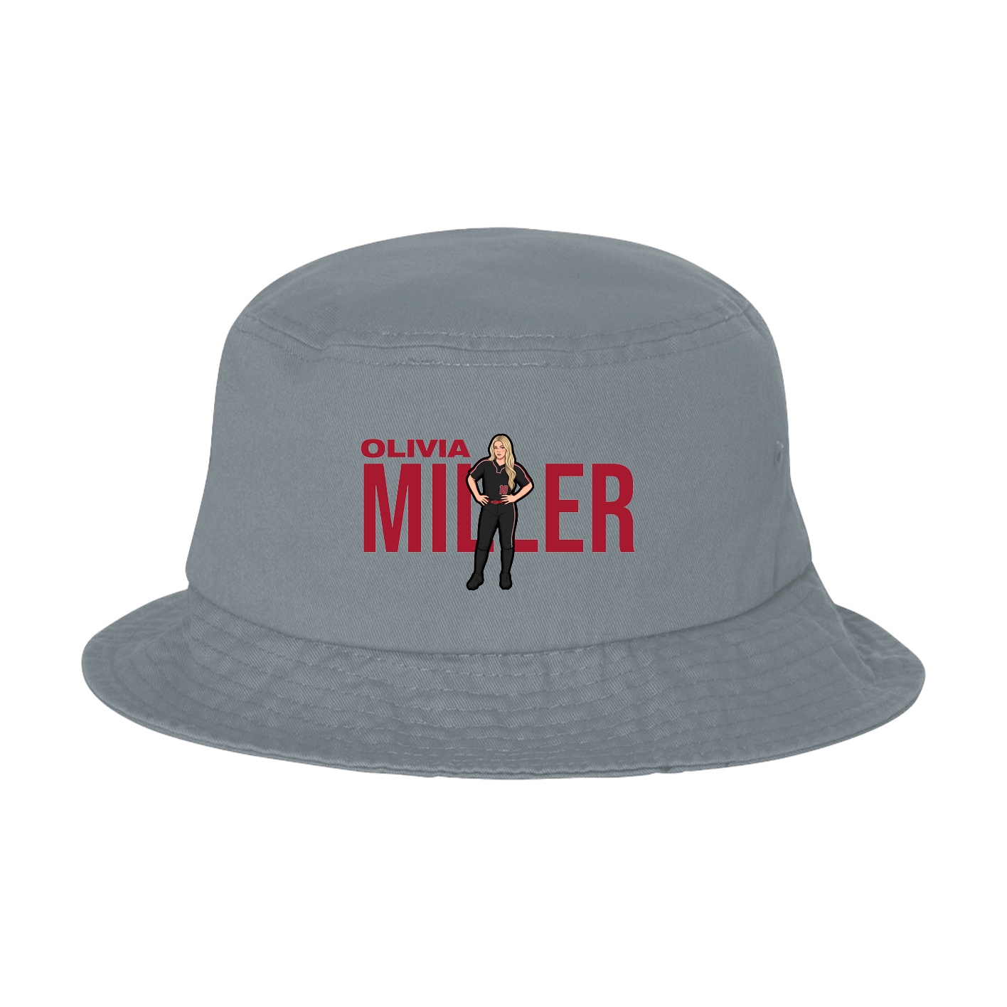 Bucket Cap — Player Name in Grey