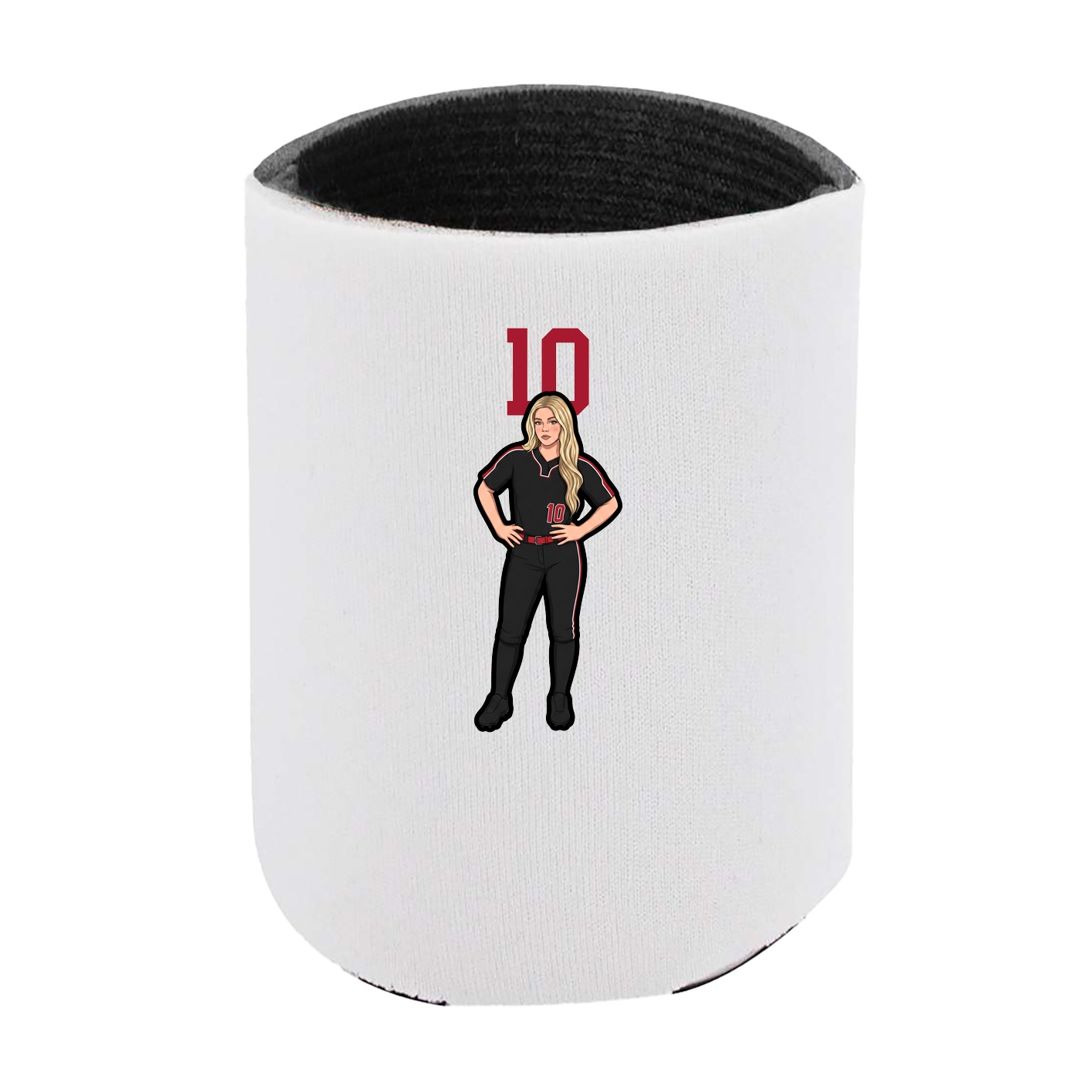 Can Holder — Number Top in White