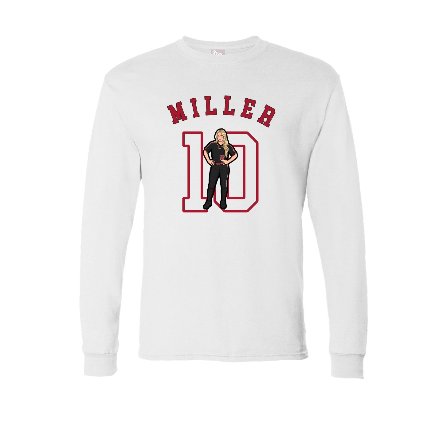 Long Sleeve Tee — Shirsey Arch in White