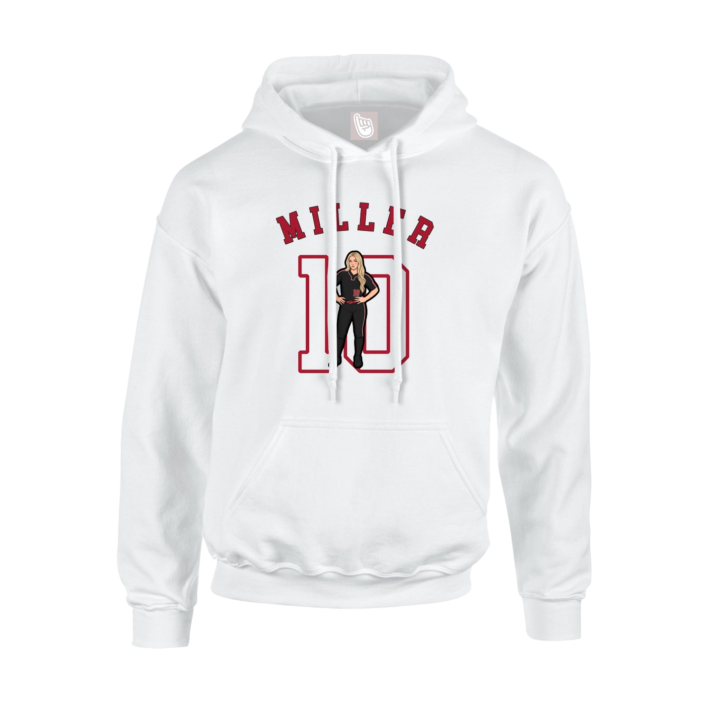 Hoodie — Shirsey Arch in White