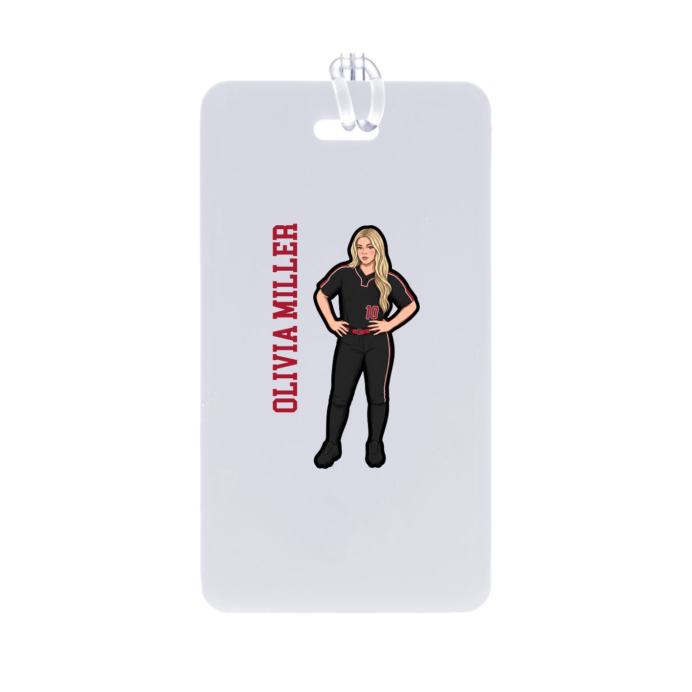 Bag Tag — Name Vertical in Classic