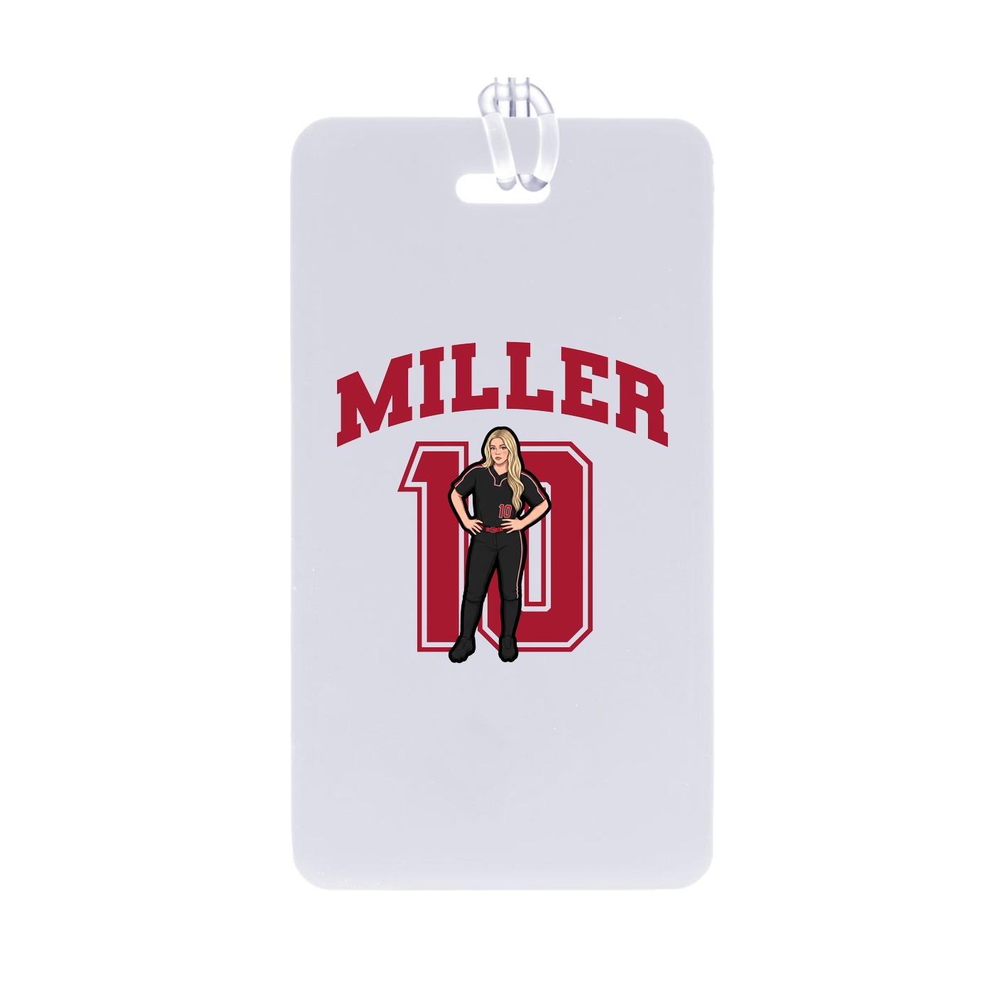 Bag Tag — Number in Classic