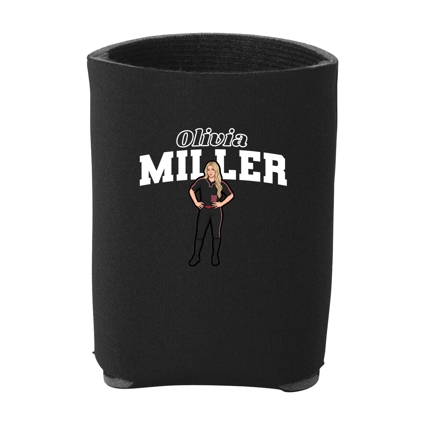 Can Holder — Name Arch in Black