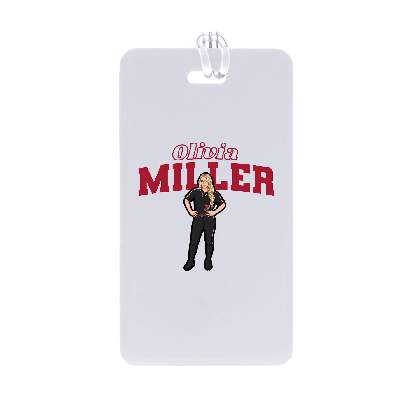 Bag Tag — Name Arch in Classic