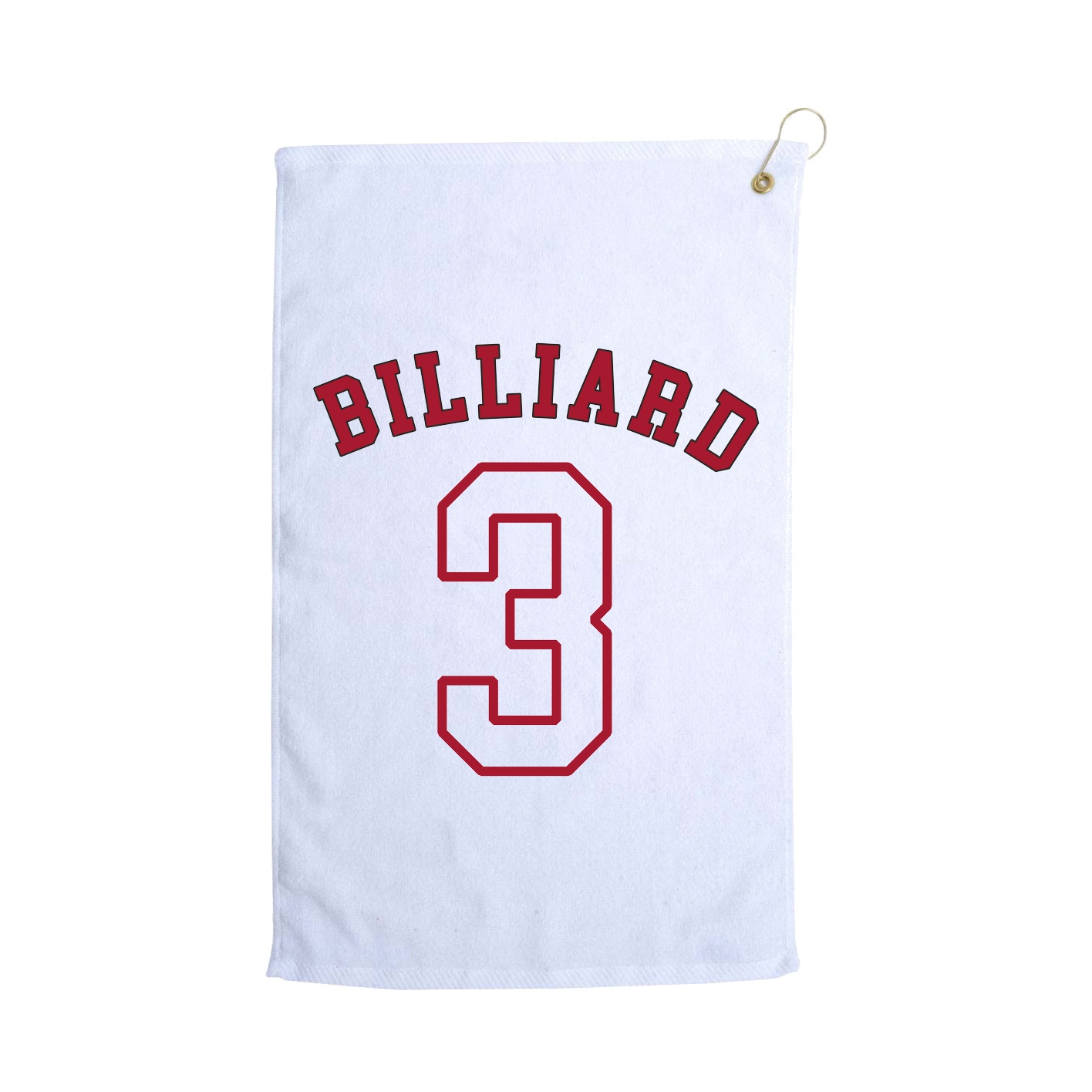 Golf Towel — Shirsey Arch in White