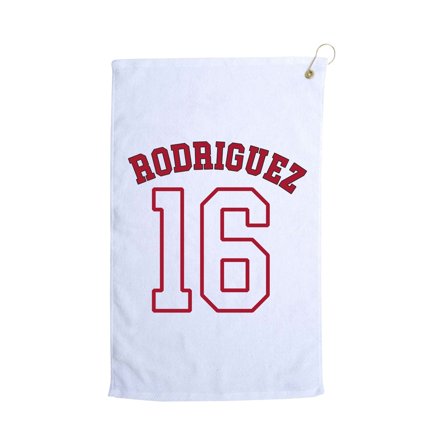 Golf Towel — Shirsey Arch in White