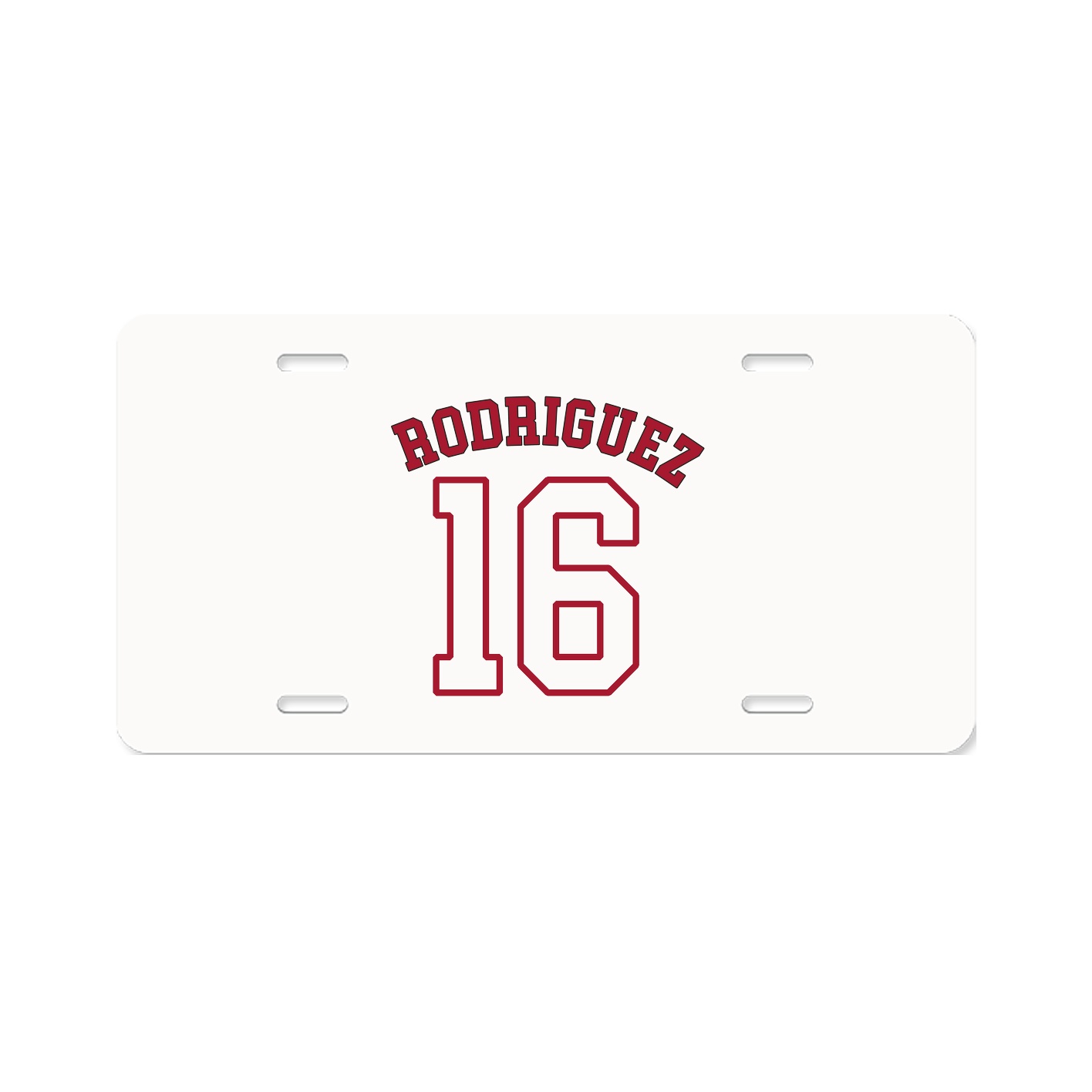 License Plate — Shirsey Arch in Classic