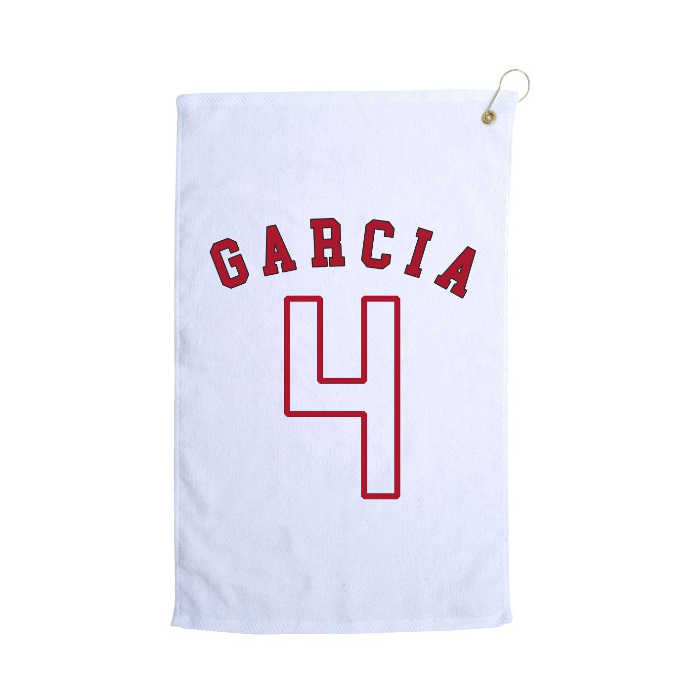 Golf Towel — Shirsey Arch in White