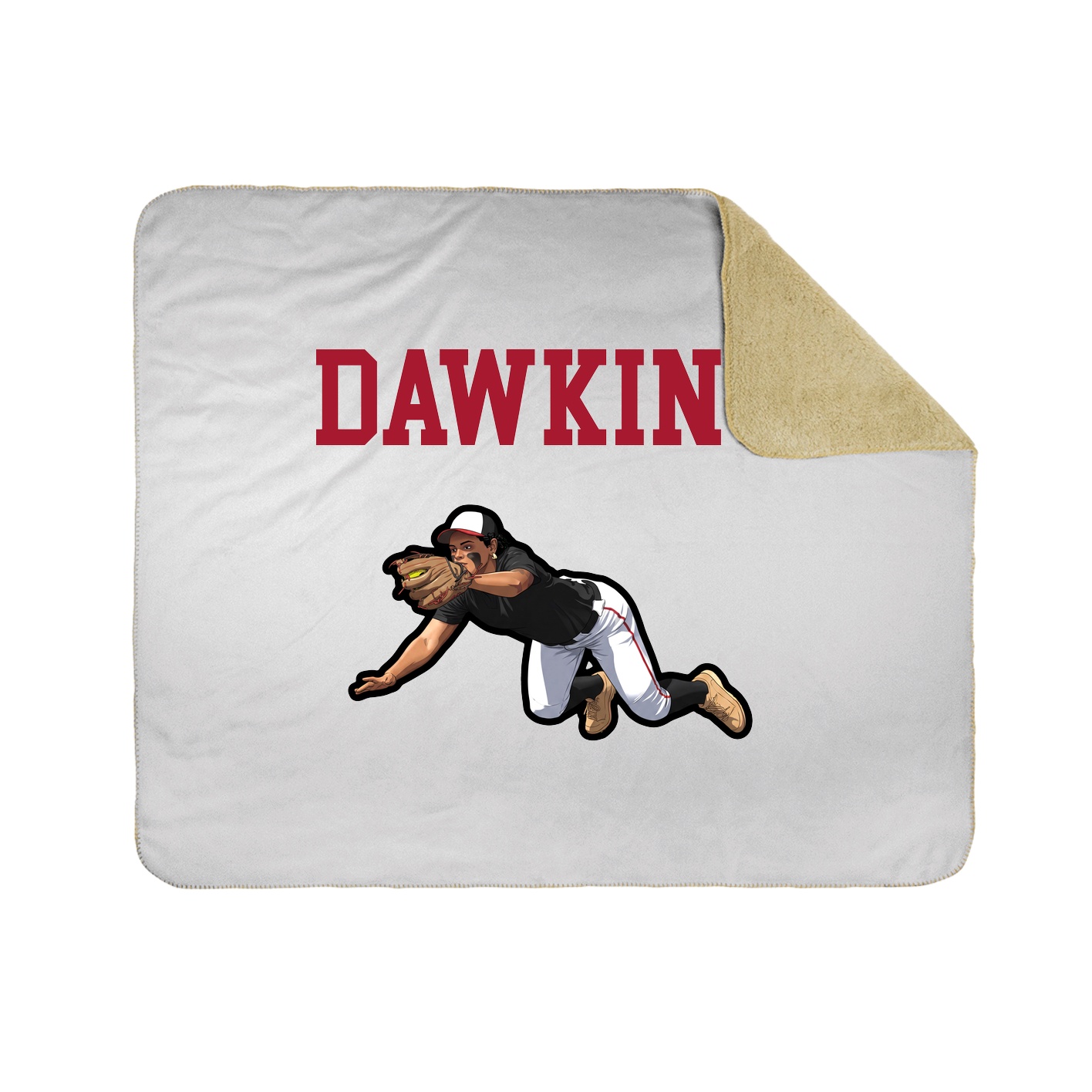 Throw Blanket — Shirsey in White